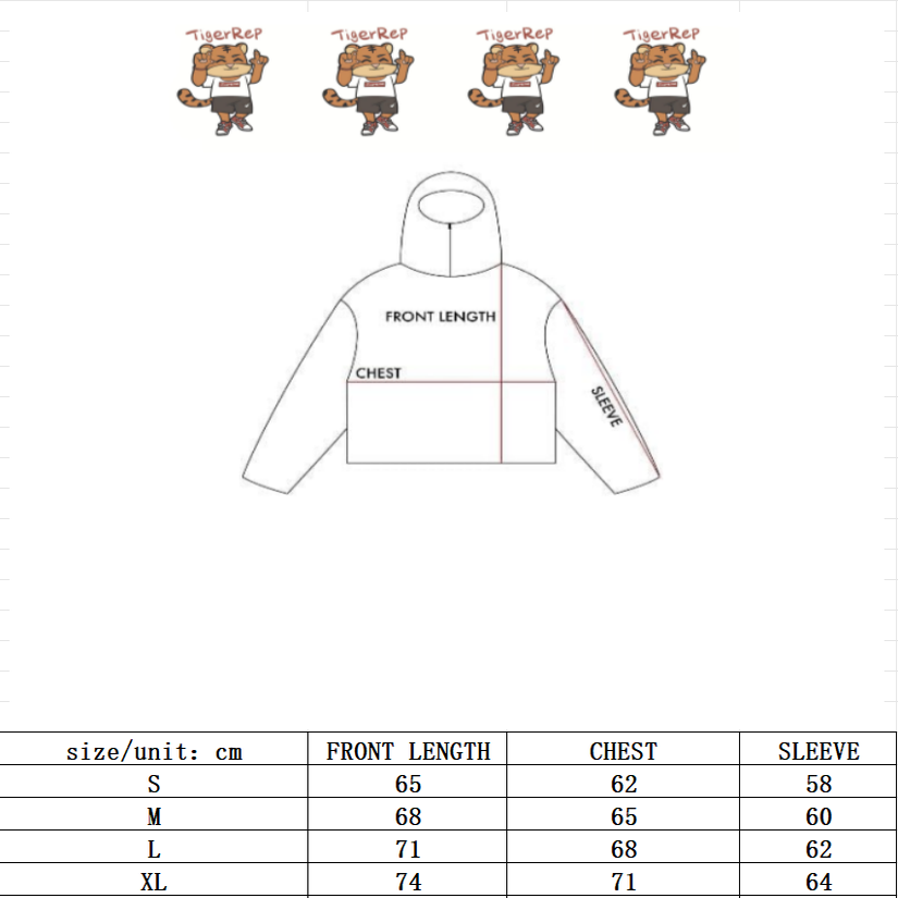 thumbnail for Self-style: Waist big logo zipper hooded sweatshirt