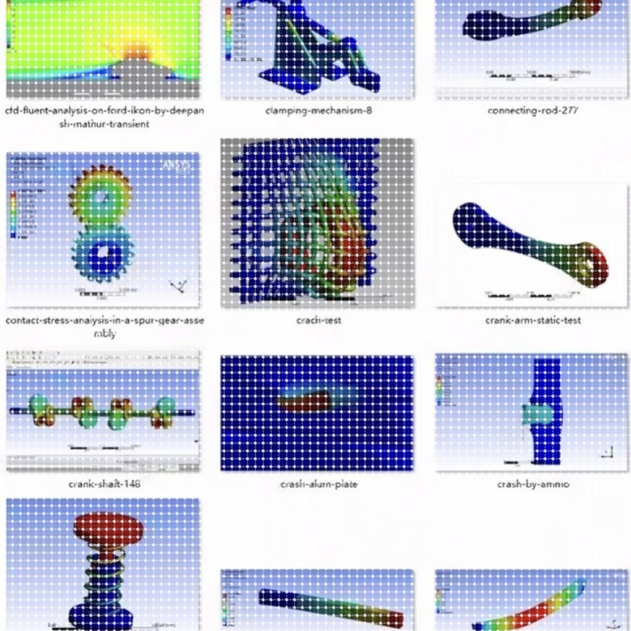 有限元代做 Fluent ANSYS Abaqus CFD ADAMS COMSOL EDEM仿真分析 - 实物图