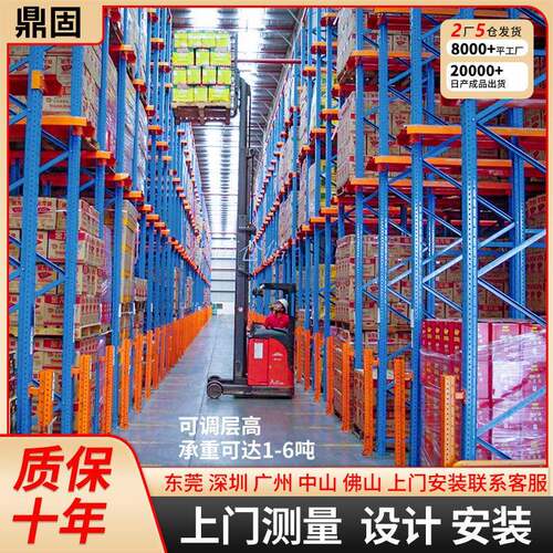 大型仓储重型货架可调多层横梁式货架工厂仓库储物加厚托盘式货架