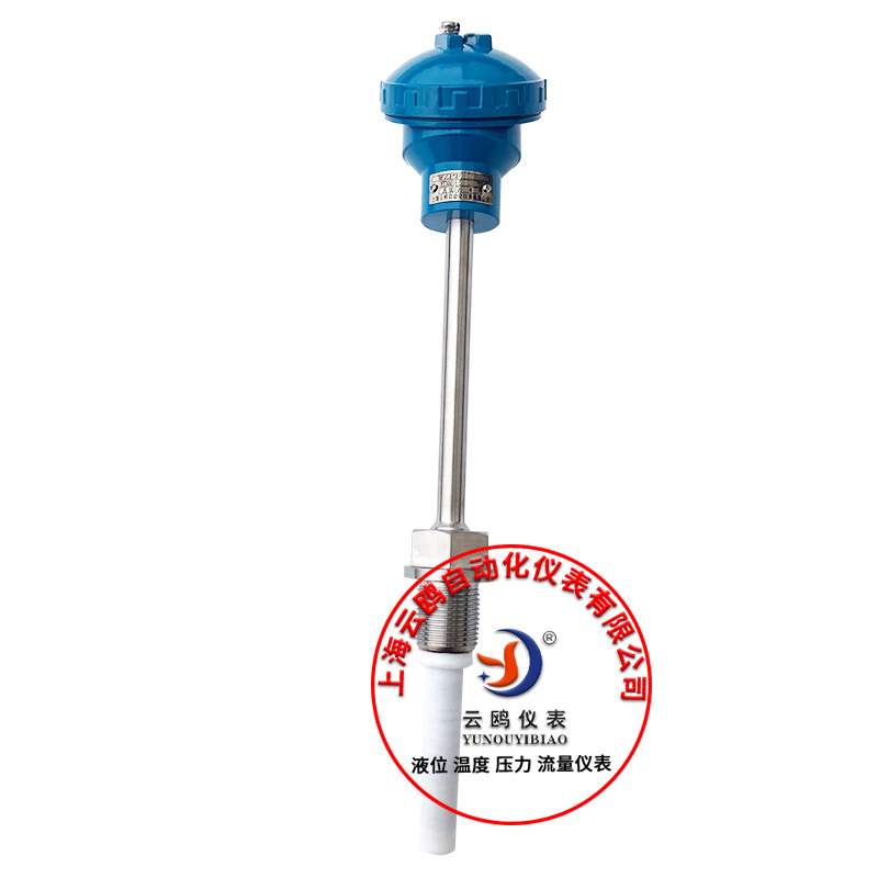 防腐热电阻WZPF铁氟龙防腐温度传感器整体烧结四氟PTFE温度探头