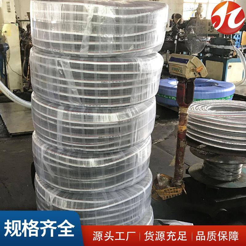 抗冻透明钢丝管25mm1寸2寸6寸水泵抽排进水管高压PVC防冻钢丝软管