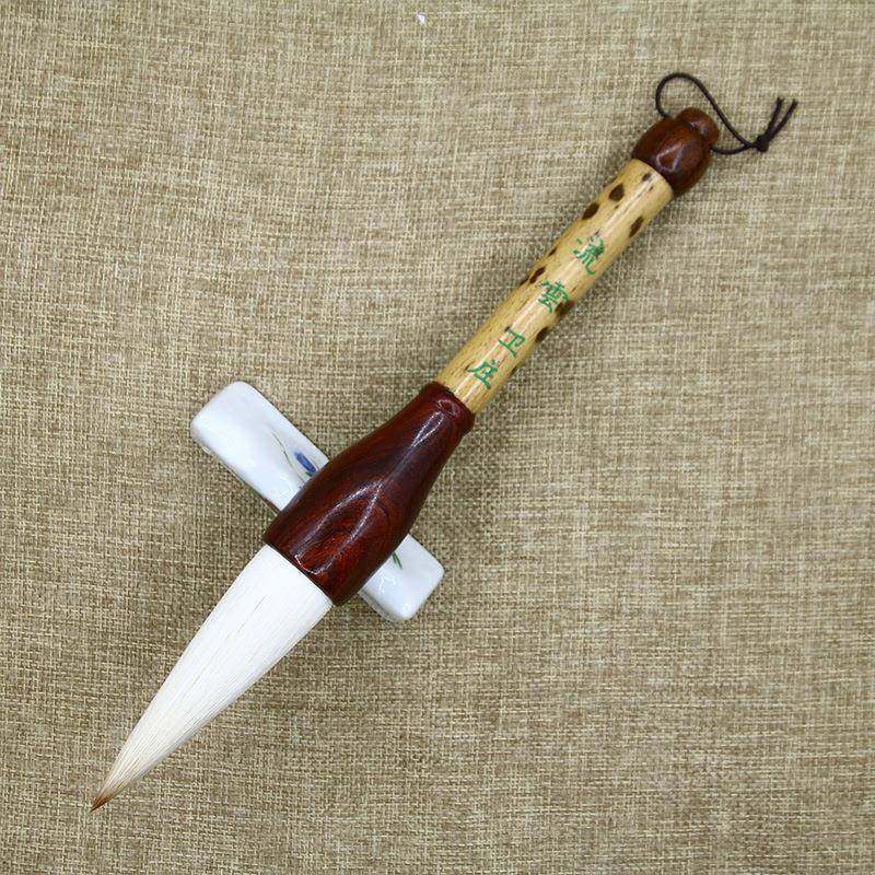 卫庄出锋9口径2.5大号羊毫书法毛笔大抓笔斗笔写对联题字