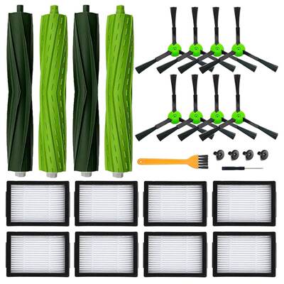 适配iroboti7i7+E5E6系列扫地机配件主刷边刷滤网套装