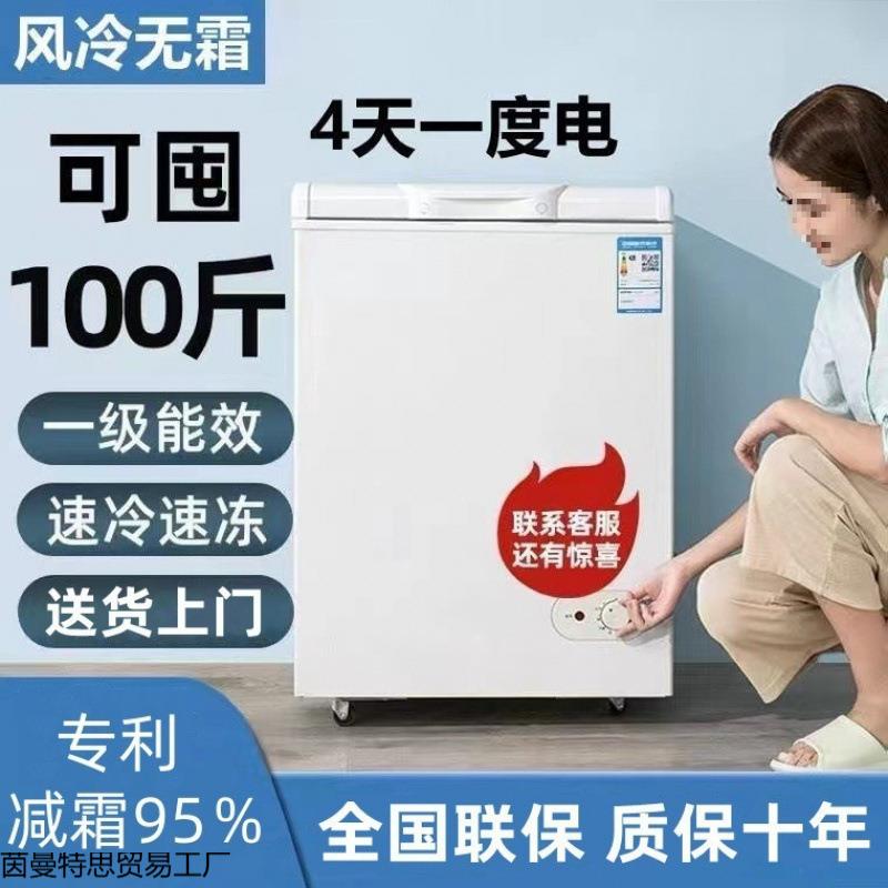 小冰柜家用全冷冻小型冷柜节能省电迷你速冻冷藏冷冻柜可包邮
