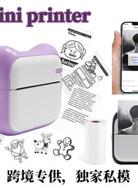miniprint便携式热敏照片打印机口袋学生迷你错题标签打印机
