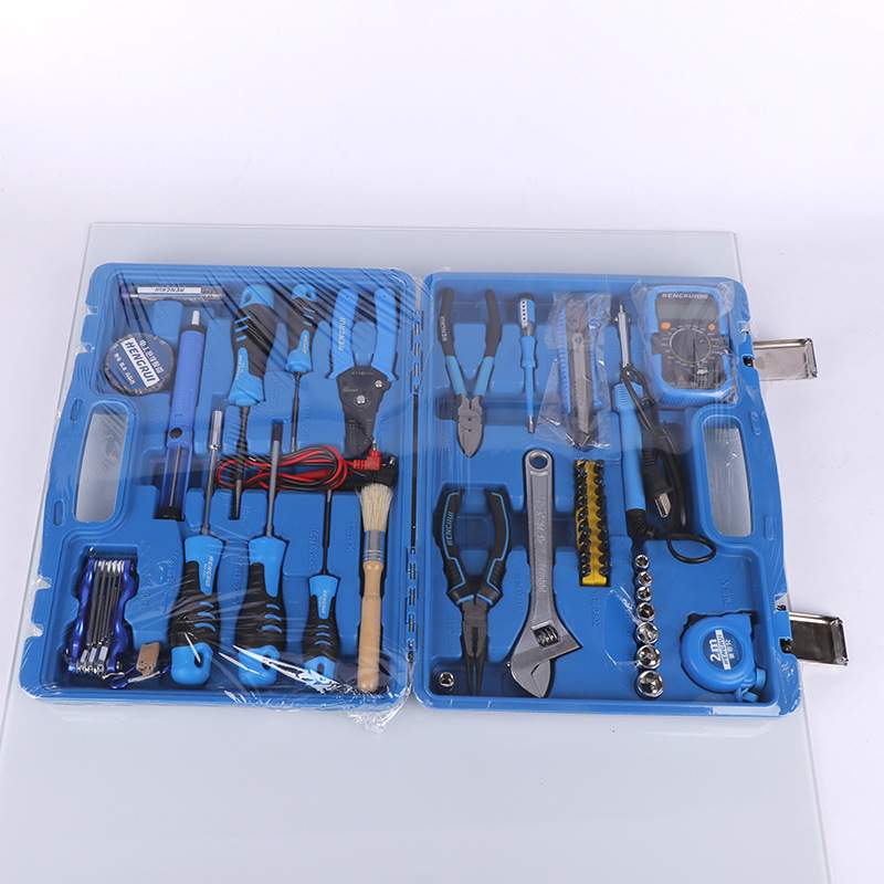 48件家用电讯工具组合套装电工用便携维修工具户外48PCS电工套装