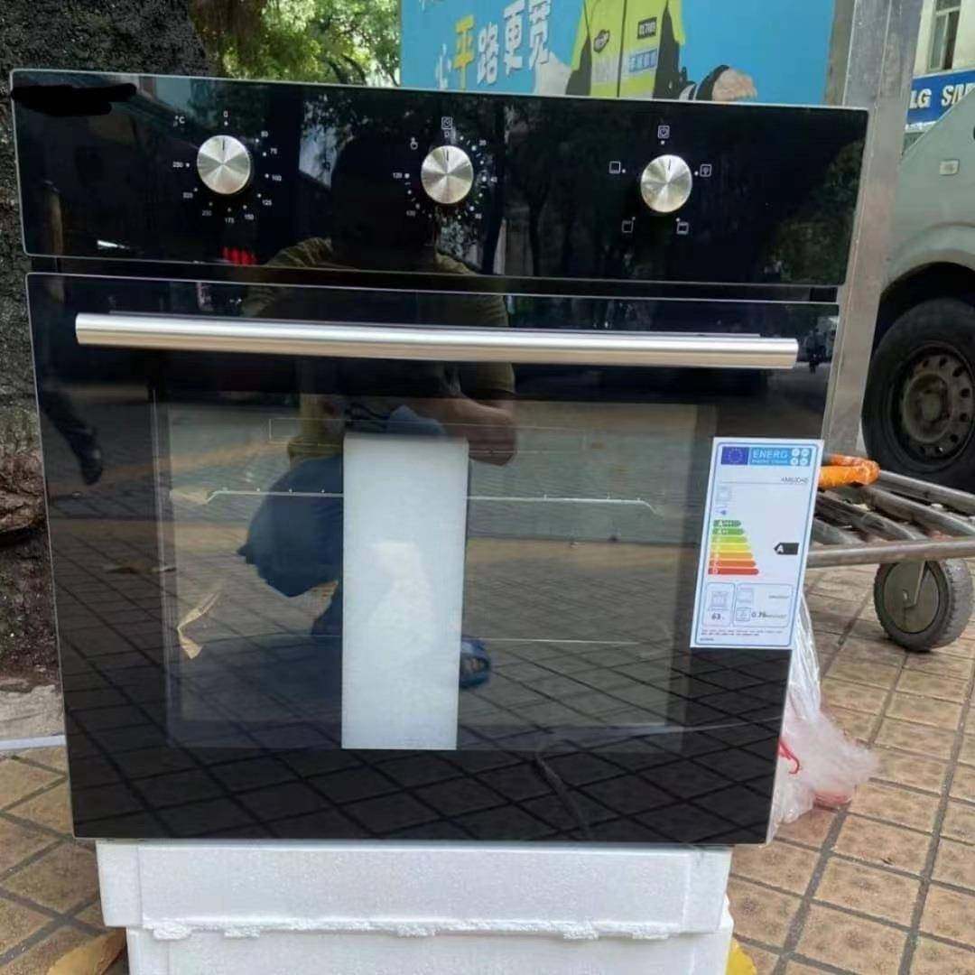 外贸出口烤箱大容量定时不锈钢烘烤机一体机家用内置嵌入式