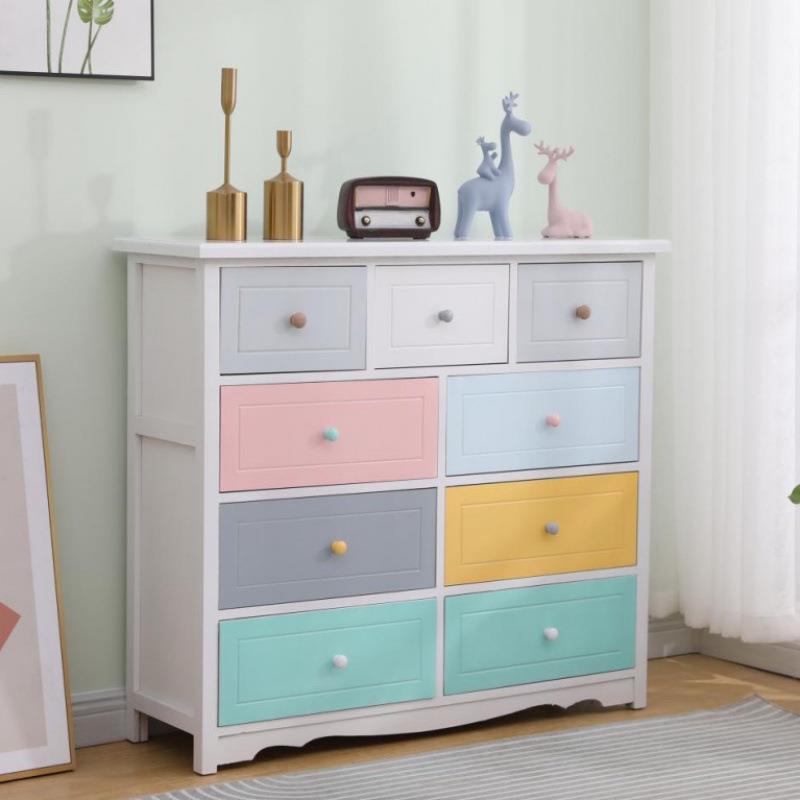 实木斗柜抽屉式卧室收纳柜简约多功能客厅餐边柜多层储物柜子