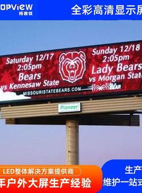 P4LED显示屏led户外全彩广告屏可定制商前台舞台宣传大屏