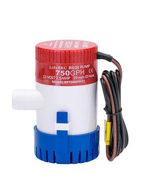 出口中性英文包装12V/24V舱底泵1100GPH泵ebay热销直流水泵