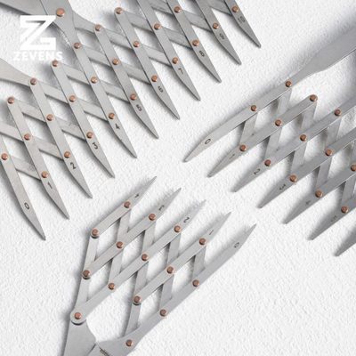 Nattools 等距尺箱包制作装饰钉工具快速等分尺 绘图平分平行画点