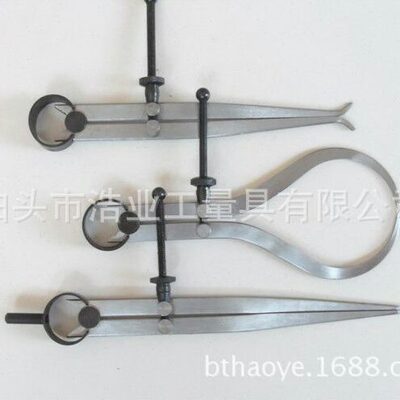 3件套弹簧卡规6 弹簧内卡规8”弹簧外卡规 弹簧分规10内外径卡尺