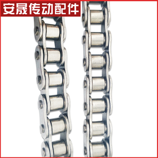 不锈钢工业链条3分SS06B 4分SS08yB 5分SS10A 6分SS12A1寸SS16A