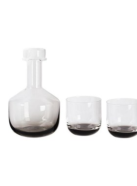 高档轻奢样板间酒柜组合摆件w售楼吧台创意酒具酒杯醒酒器玻璃装