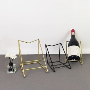 红酒创意酒柜家用架子斜放1.5L葡萄酒展示架装饰S摆件3升酒瓶托架