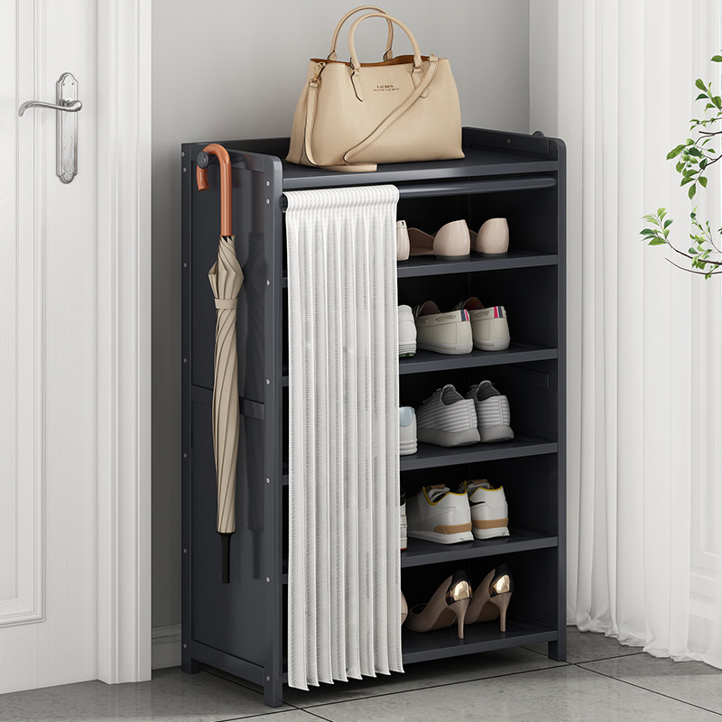 鞋架家用门口小窄带帘子的收纳架子防尘简易鞋柜新款网红2023爆款,住宅家具,鞋架,淘宝优惠券,粉丝福利购,淘宝优惠卷
