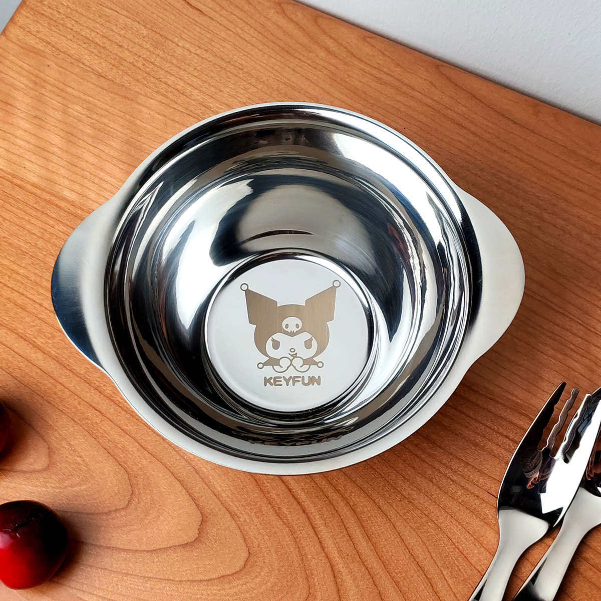 加厚316不锈钢儿童碗蒸蛋碗家用吃饭碗辅食碗耐高温炖盅碗喝汤碗