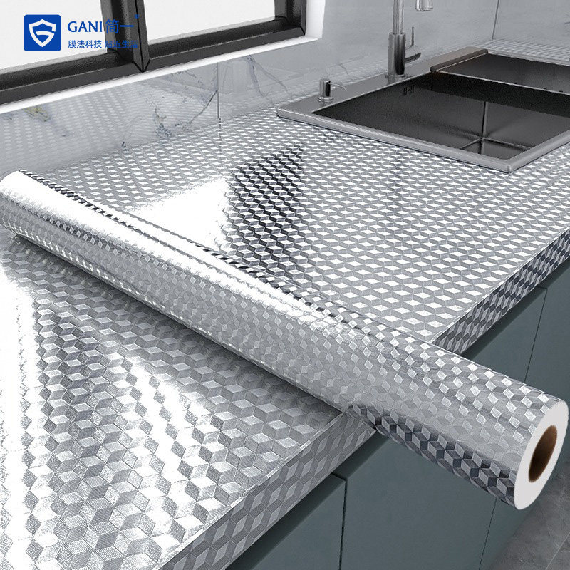 厨房防油贴纸耐高温橱柜台面灶台防水防潮墙纸自粘铝箔纸锡纸墙贴,家居饰品,软装墙贴,淘宝优惠券,粉丝福利购,淘宝优惠卷