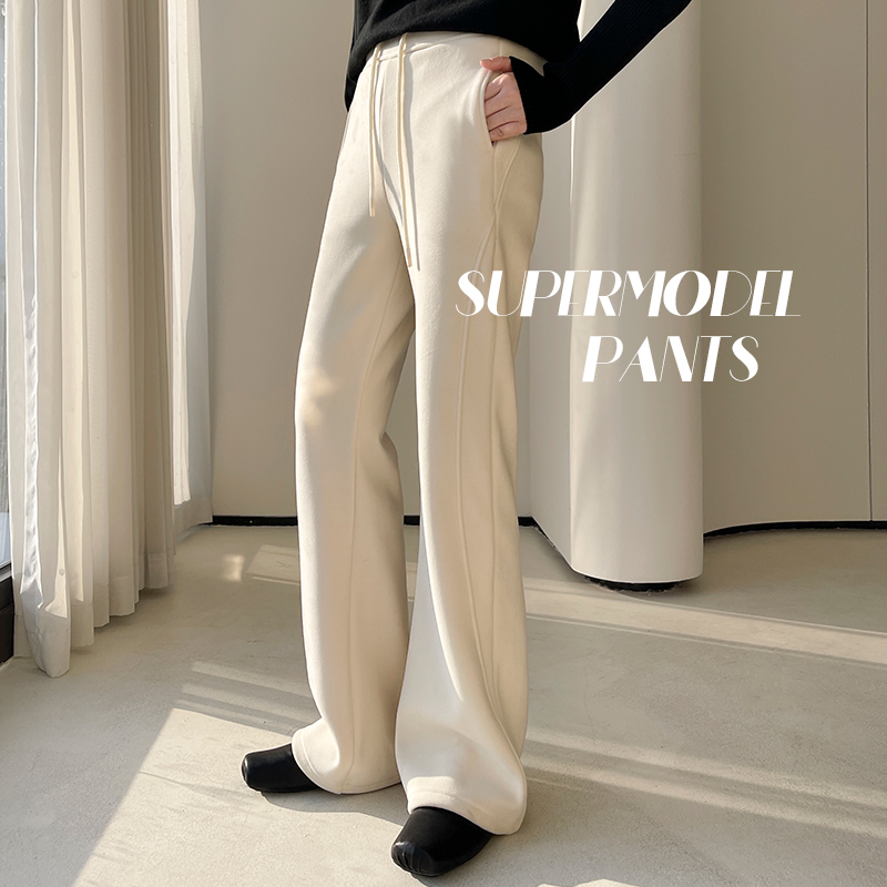 XVRV2025新品沐丝绒云感喇叭裤7A抗菌运动加绒显瘦防风超模裤