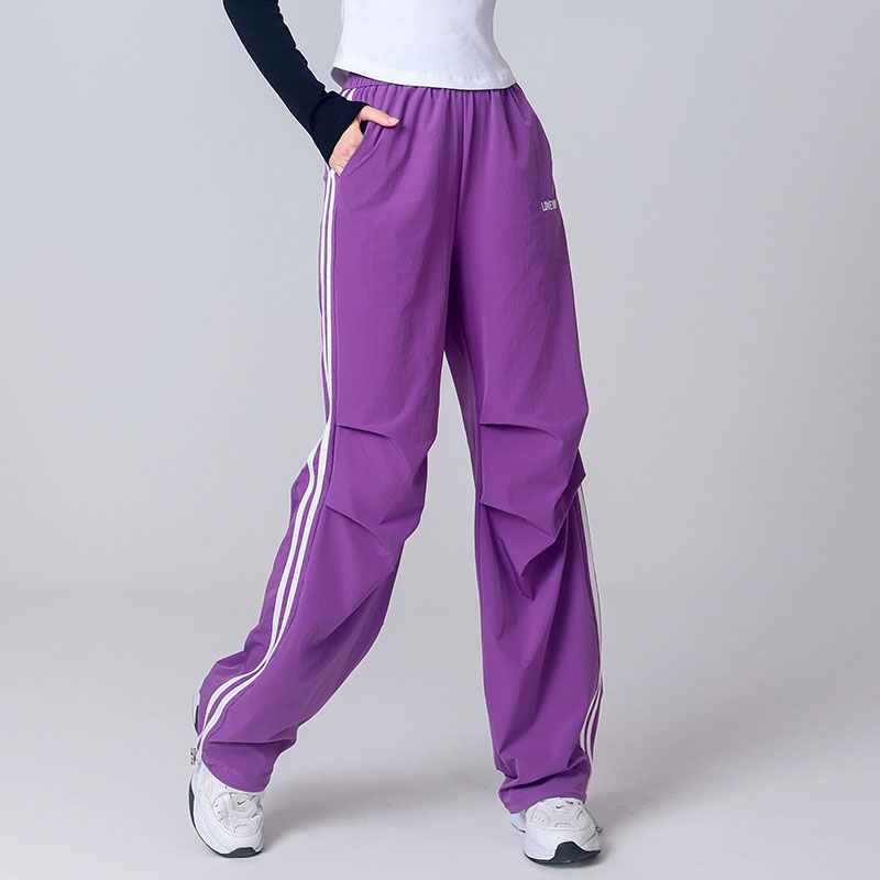 XVRV2025春秋季新款运动裤高腰显瘦宽松休闲哈伦健身女士两穿裤