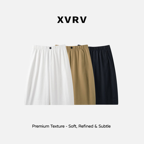 XVRV2026夏季新款高弹松紧短裤基础五分裤百搭吸湿排汗休闲运动裤