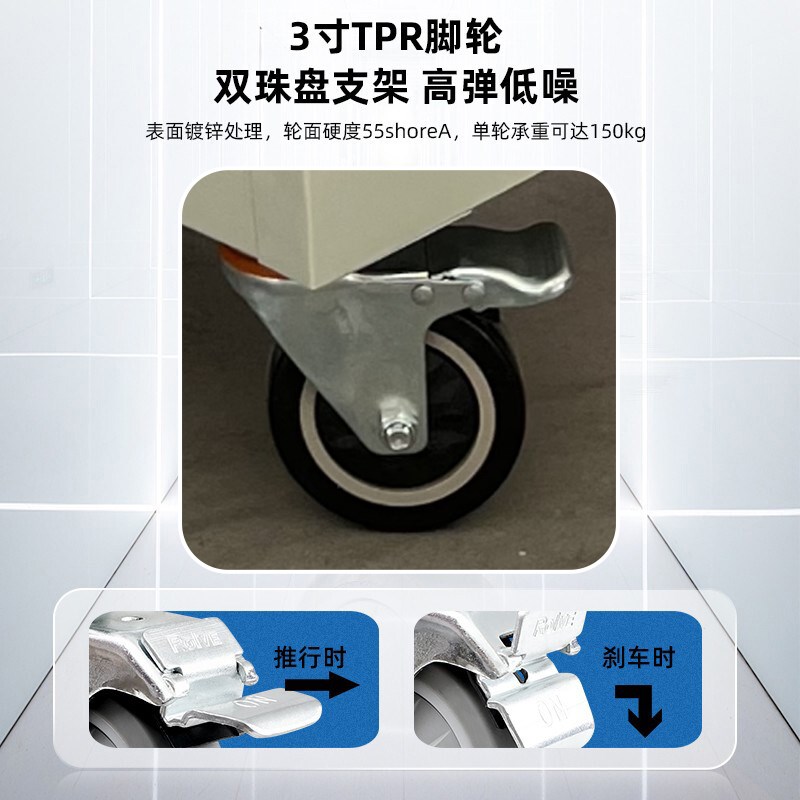 重型五金工具车加厚万向轮移动多功能储物收纳推车周W转搬运放架