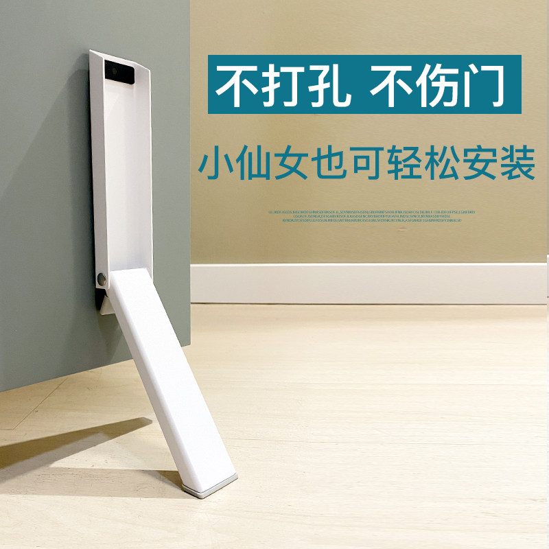 门阻门挡免打孔阻门器防撞堵门新C款门塞神器顶门玻璃防风挡门门