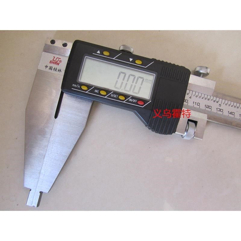 正宗桂林山字牌 电子数显卡尺0-500MM 5M00MM单向爪数显卡尺