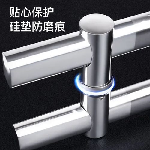 可调节孔距不锈钢玻璃门拉手大门拉手重型K推拉门办公室玻璃门把