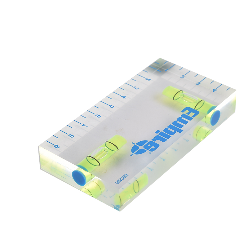 全透明T型水平仪双向一体小型家用迷你J水平尺水平泡水准泡水准仪