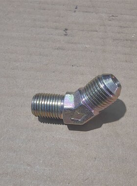 135度弯Zg1/4转M161.5扩口D型45度弯头油管接头13-16变径0216