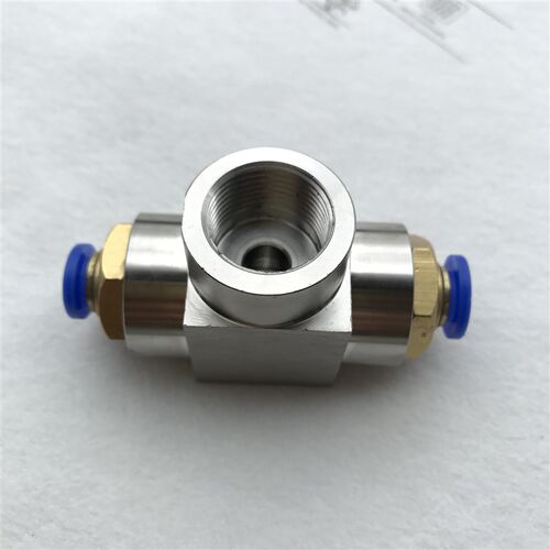 组合式内丝快插三通接头 m20x158mm 螺纹m20x15 接8mm外径pu管