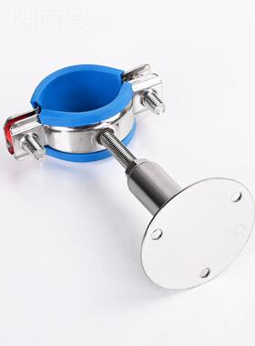 304不锈钢卡扣圆带皮垫可53575调节带托架 固定卡扣管螺母