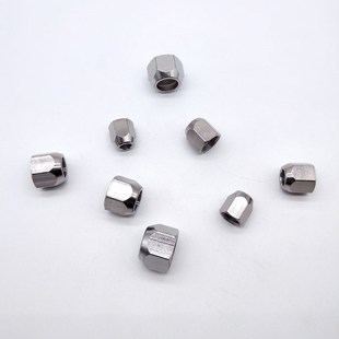 铜纳子铜卡套螺母管螺帽细丝铜螺母钠子铜接头连接螺母管接头螺帽