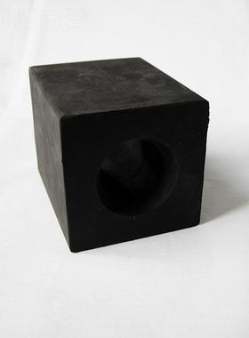 橡胶胶柱子防护护橡胶角实橡心胶套弹性垫层机械设备UEV减震块橡