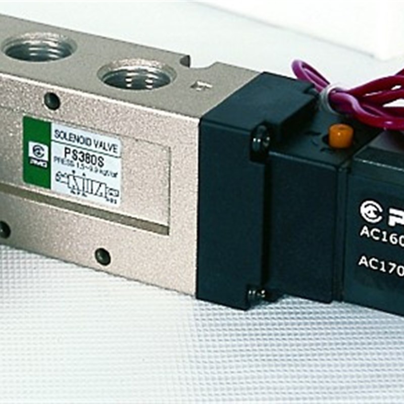韩国PMC两位五通阀PS380S(24V或220V)