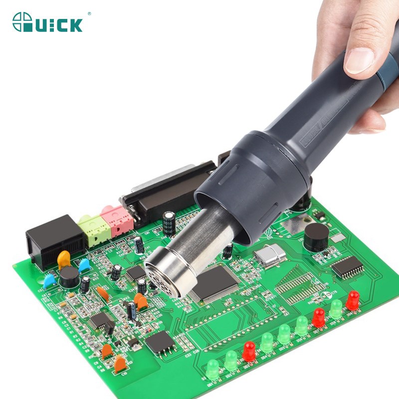 QUICK快克861DW热风枪862DA+/DW+高频数显手机维修烙铁焊接拆焊台