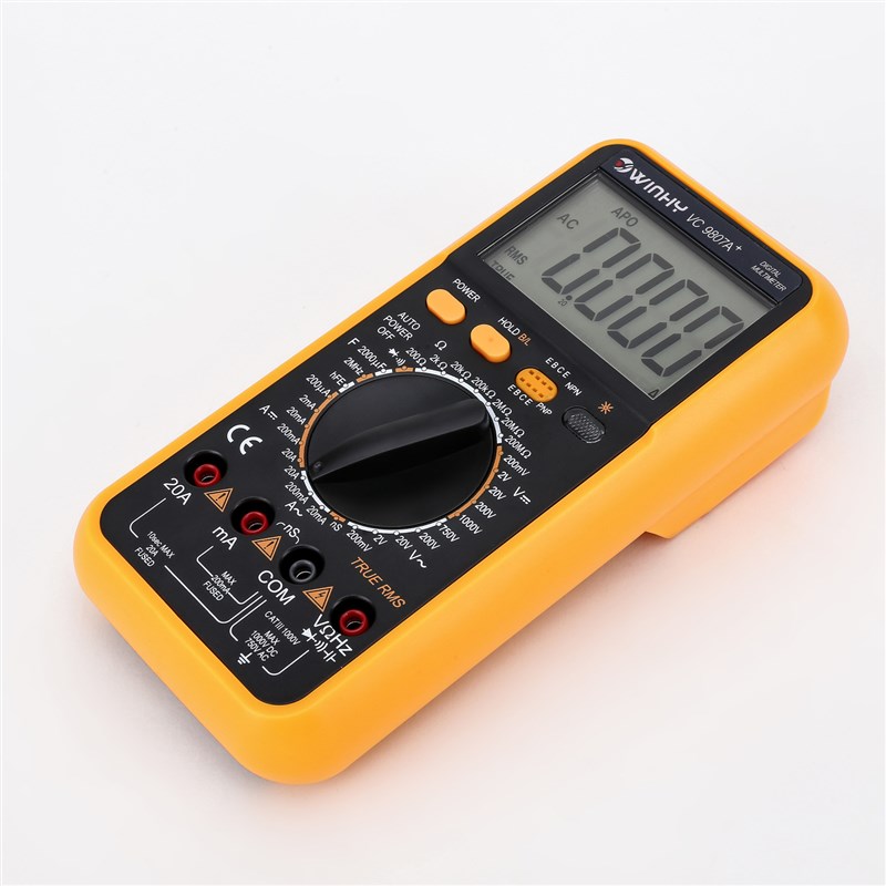 汉研 四位半数字用表 VC9807A+ 数字多用表 电导/电容/频率