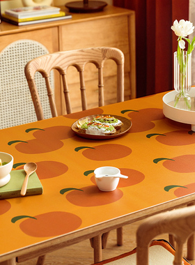 万事大吉大吉大利皮革桌垫桌布防C水防油免洗餐桌垫防烫茶几桌面