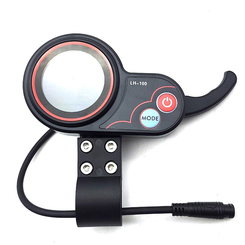 LH-100 电动滑板车配件仪表加速B器6针液晶显示屏钩把控制器 60V