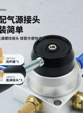 气动手转阀K34R68D/38090L/A/S气缸控制换向开关手手动通阀二位四