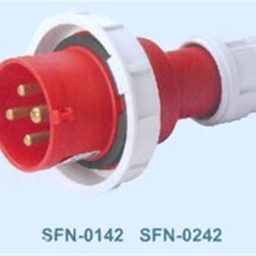 SFE上丰工业插头SFN-0142 16A四极插头 IP67 四芯插头 防水型