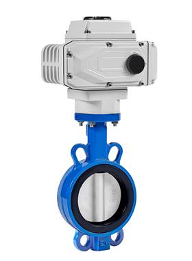 电动蝶阀0210v对夹式d29JLA7x软密封24v不锈钢调节dn1008015200