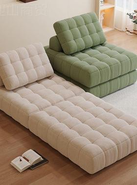 沙2睡发床榻1米榻米两用懒人沙50819发客厅阳台可可躺小卧室布艺