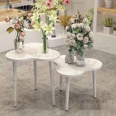 花瓶桌子照不规则花流水台展示架拍鲜花小橱窗展LTI示台架花架花