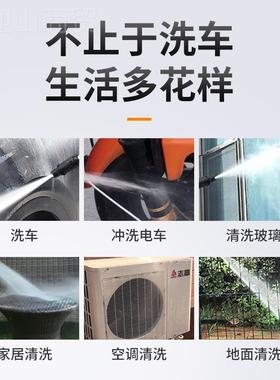 供应1美规11V高压洗车机手提DEY便洗携式全套高压清洗机10V美规0
