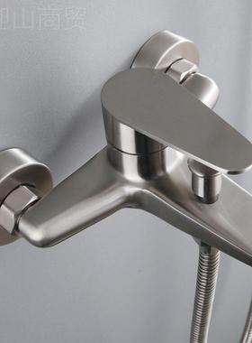 龙吉事多赛三联冷热水头套 304不锈钢浴缸NEA混洛水装阀手持花洒