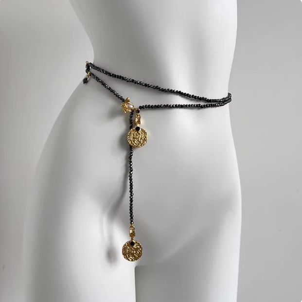 尼罗河腰链毛衣链长项链女