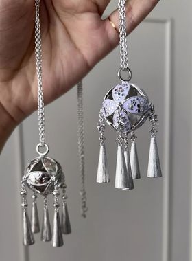 「恋与深空」星辰花的绣球项链吊坠锁骨链沈星回绣球个性独特颈链