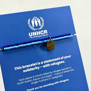 张子墨同款联合国难民署手绳世界和平精致百搭应援周边同人手饰女